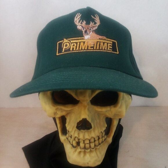 Deadstock Vintage Primetime Deer Buck Snap Back Hat - Picture 1 of 8